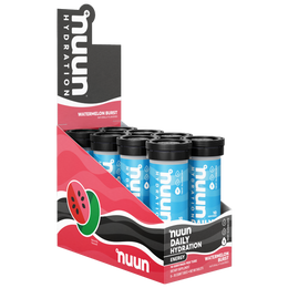 8 tubes of Nuun Energy Watermelon Burst.